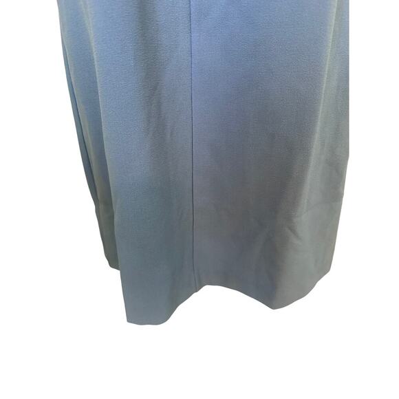 NWT Vince Camuto Summer Blue Drape Neck Sleeveless Dress  4 - Picture 8 of 12